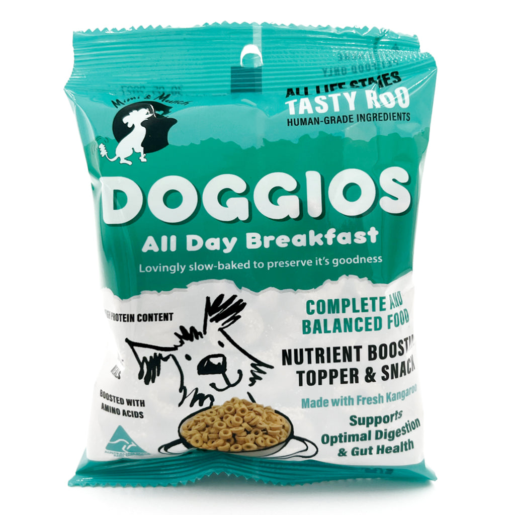 Doggios Tasty Kangaroo - All Day Breakfast Dog Food Snack Pack 100g
