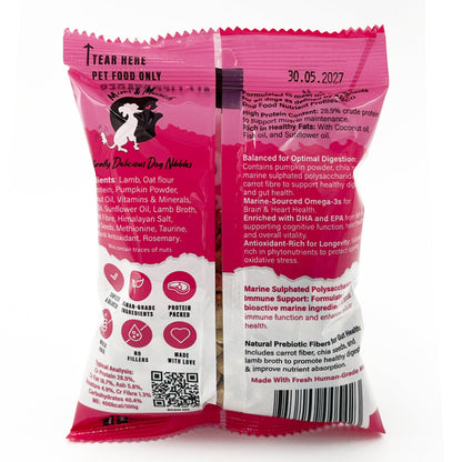 Doggios Lamb Chops - Tasty Lamb Dog Food Snack Pack 100g