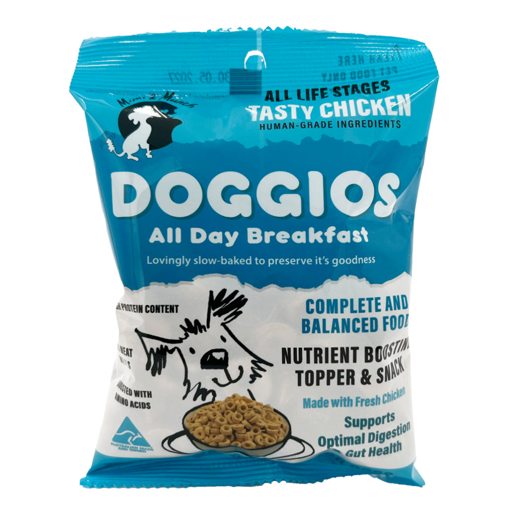 Doggios Tasty Chicken - All Day Breakfast Dog Food Snack Pack 100g