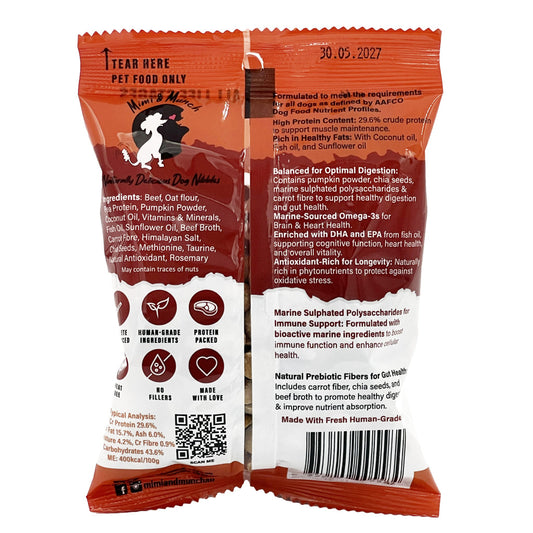 Doggios Roast Dinner - Tasty Beef Dog Food Snack Pack 100g