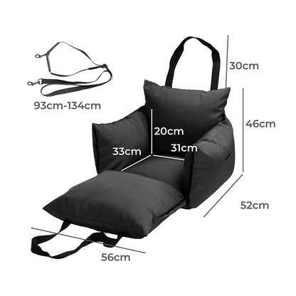 PaWz Dog Car Seat Booster Belt Black-1910112494991577090