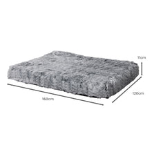 PaWz Replaceable Pet Bed Cover Plush XXL Charcoal XX-Large-1910112465161687042