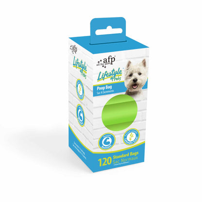 120 Lavender Scented Dog Poop Bags - 8 Rolls of 15 Bags Pet Savers