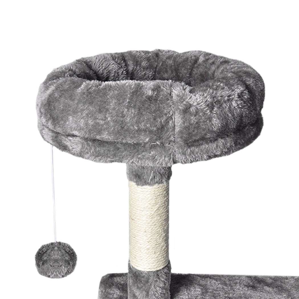 PaWz 130cm Cat Tree Toy Scratching Post Grey-1910113147910492164