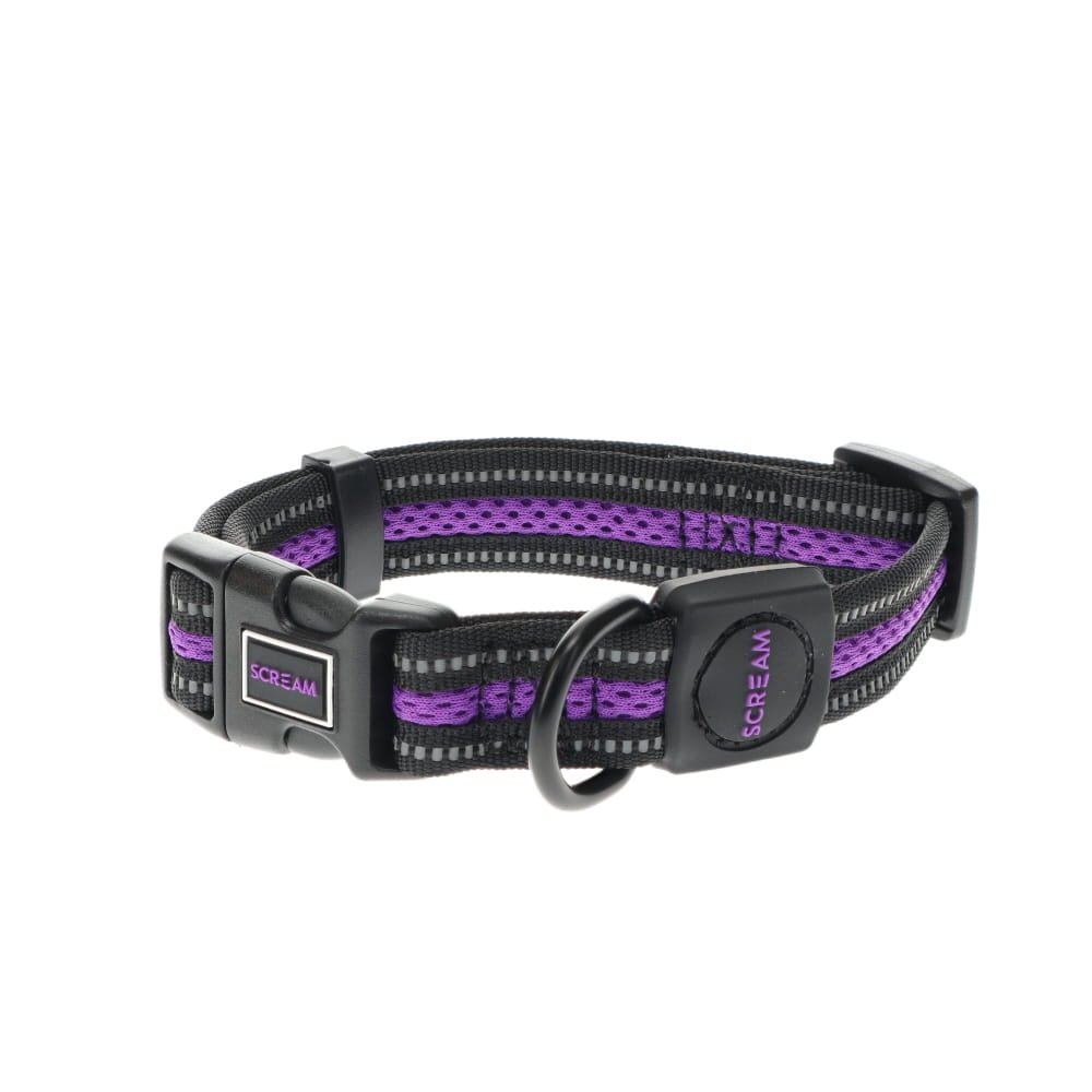Scream Reflective Adjustable Dog Collar