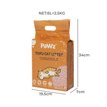 PaWz 2.5kg Tofu Cat Litter Clumping Peach-1910112484392570882