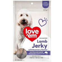 Love Em Lamb & Rosemary Jerky 200g x 6