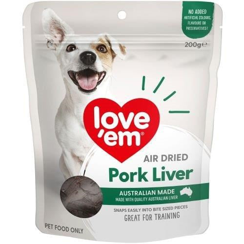 Love Em Air Dried Pork Liver 200gx4