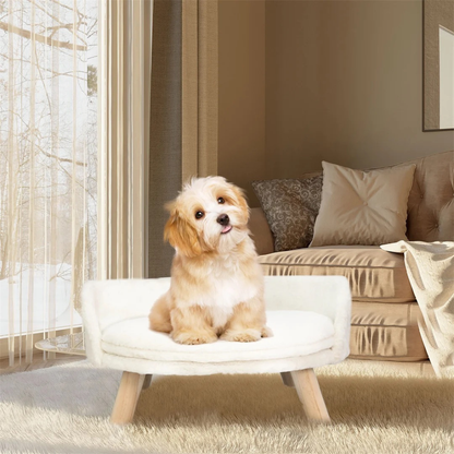 Plush Luxury Cat Bed with Cozy Cushion Pad