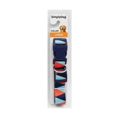 Simply DOG HEAT TRANSFER PATTERN COLLAR LARGE
