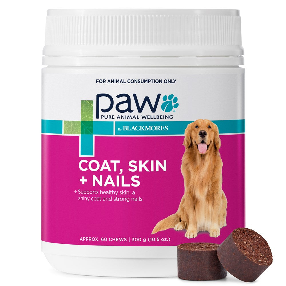 Paw Coat, Skin & Nails Chews (Blackmores) 300gm
