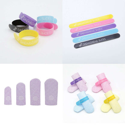 28pc Violet Waterproof Dog Shoes - Disposable Anti-Slip Boots Pet Savers