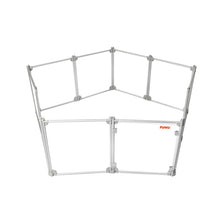 Pawz Pet Playpen Transparent Acrylic Clear Folding Dog Fence Kennel 10 Panel-1910112349063352321