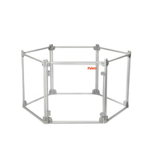Pawz Pet Playpen Transparent Acrylic Clear Folding Dog Fence Kennel 6 Panel-1910112348266434561