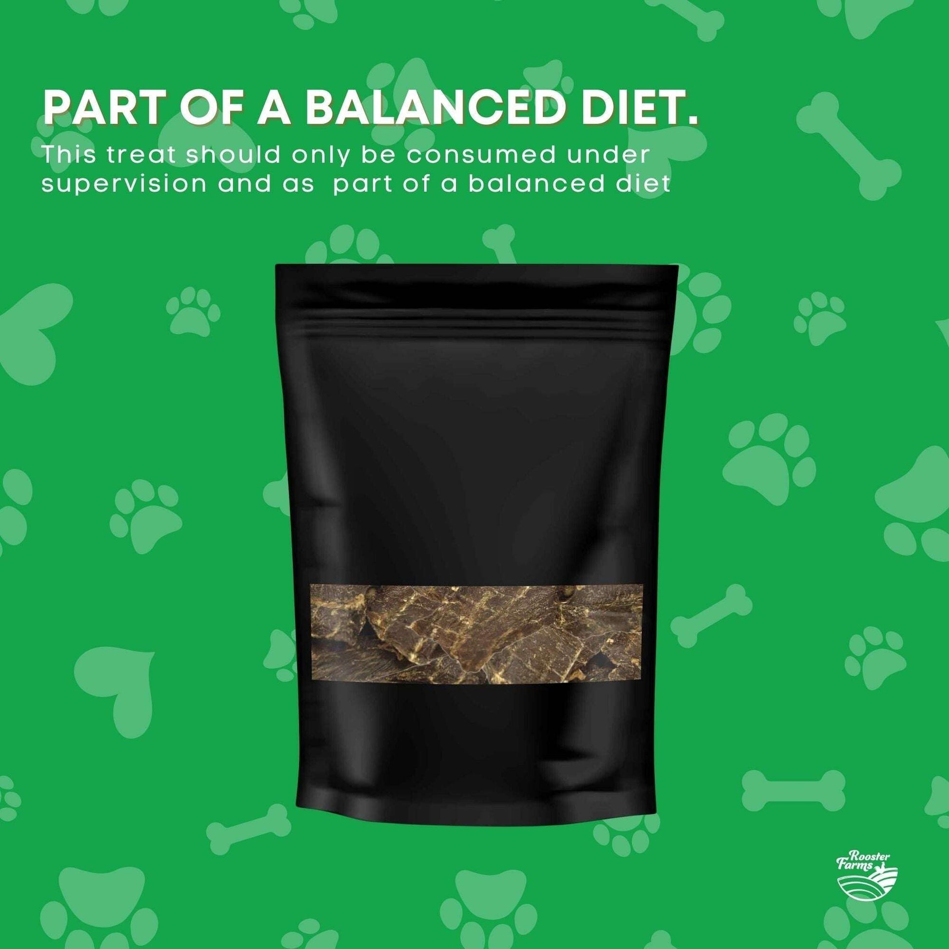 2Kg Dog Treat Beef Jerky - Dehydrated Australian Healthy Puppy Chew Pet Savers