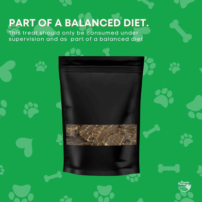 2Kg Dog Treat Beef Jerky - Dehydrated Australian Healthy Puppy Chew Pet Savers