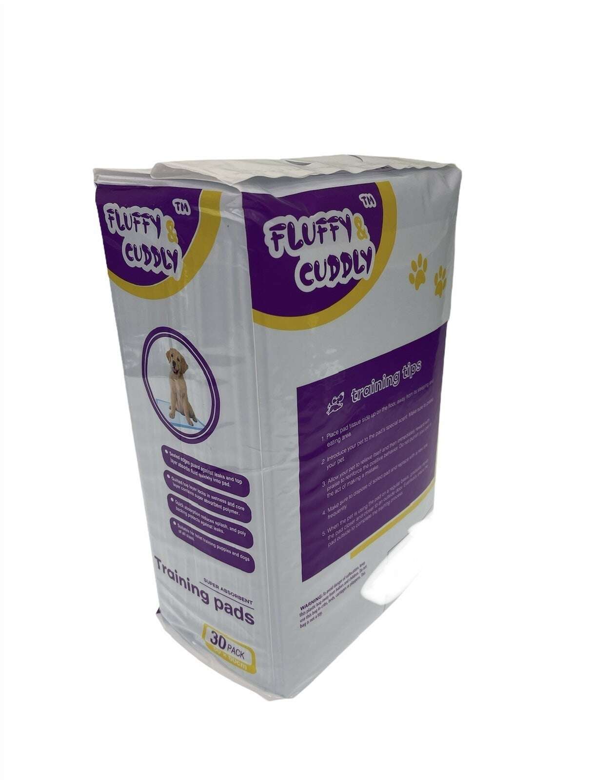30-Pack Super Absorbent Puppy & Cat Training Pads 60x60cm Pet Savers