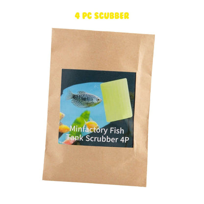 4X Minfactory Fish Tank Moss Scrubber Brush Set Pet Savers