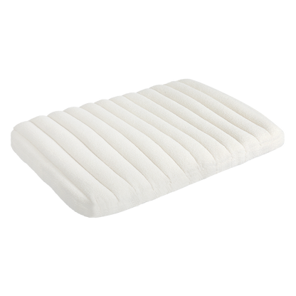 Pawz L Size Orthopedic Dog Bed with Sherpa Plush Removable Cover in White-1919892816591458312
