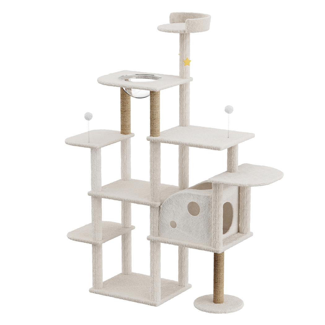 Pawz Cat Tree Tower Large Scratcher Condo House 172cm-1919278362585600008