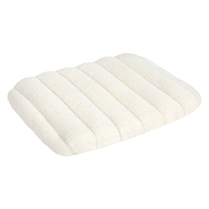 Pawz S Size Orthopedic Dog Bed with Sherpa Plush Removable Cover in White-1919892817208021000