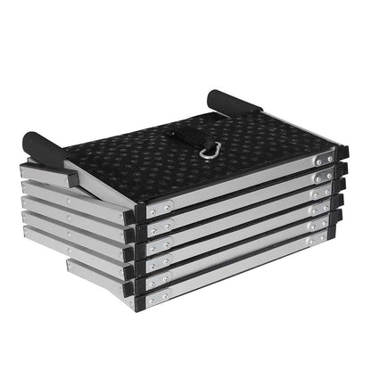 PaWz 6 Steps Dog Ramp Adjustable Height Black-1910112466755522563