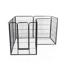 PaWz 8 Panel Pet Dog Playpen Puppy Exercise Black 24 inch-1910113001554448385