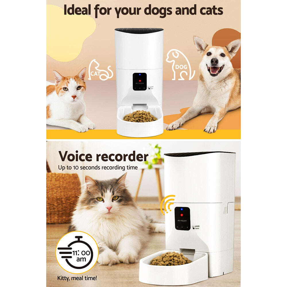 9L Smart Automatic Pet Feeder - WiFi & Voice Record Pet Savers