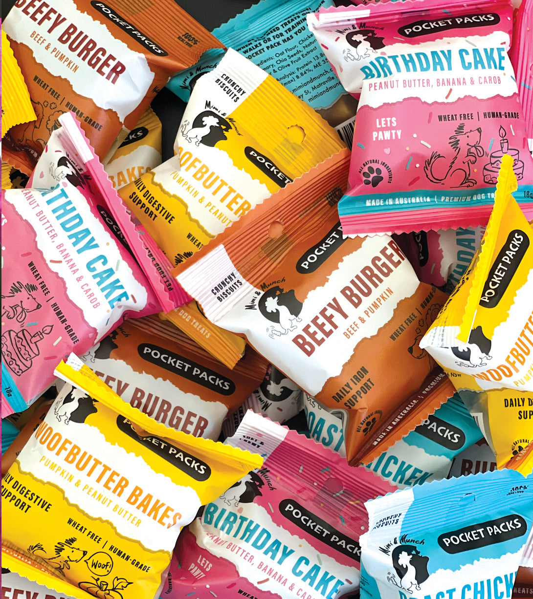 40  Pocket Pack Dog Treat Bundle
