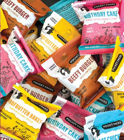 40  Pocket Pack Dog Treat Bundle