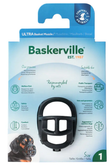 Baskerville ULTRA Dog Basket Muzzle Size 1