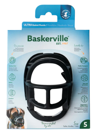 Baskerville ULTRA Dog Basket Muzzle Size 5