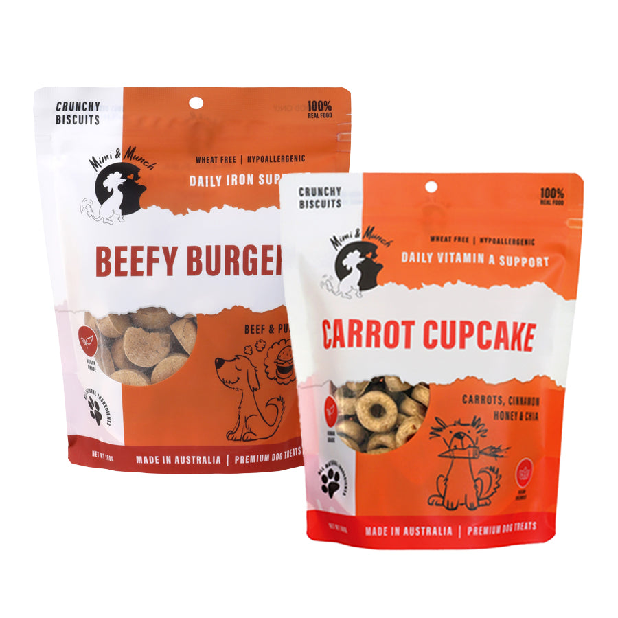Beefy & Bunny Bites Dog Treat Bundle