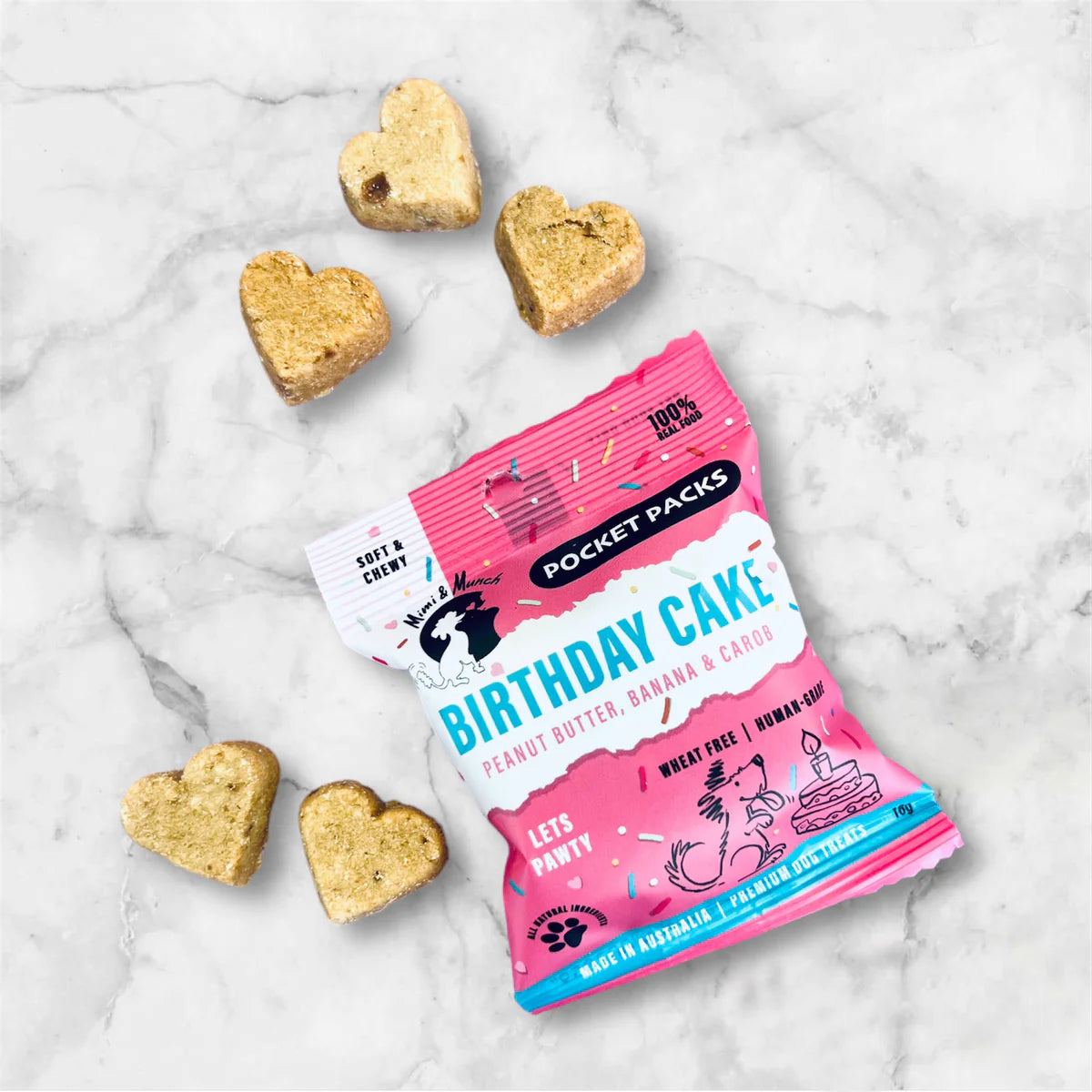 Birthday Cake Soft & Chewy Natural Dog Treats
