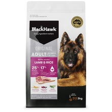 Black Hawk Dog Lamb & Rice 3kg