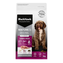 Black Hawk Mature Lamb & Rice Dry Dog Food 3kg