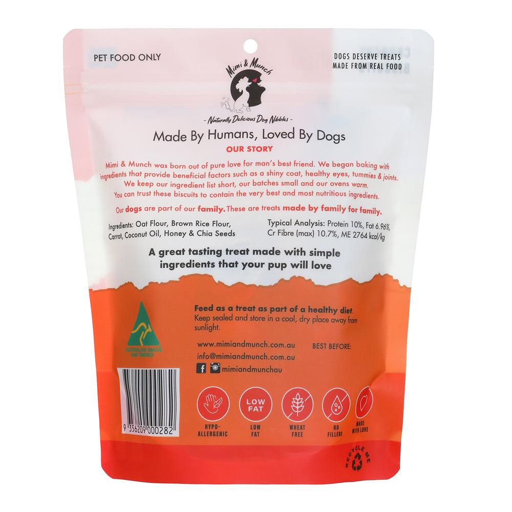 Carrot Cupcake Natural Dog Treats