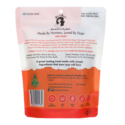 Carrot Cupcake Natural Dog Treats