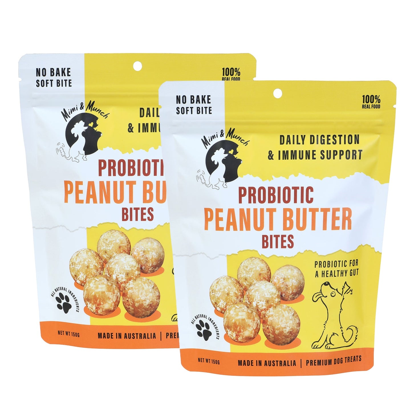 Probiotic Peanut Butter Bites Bundle Natural Dog Treats