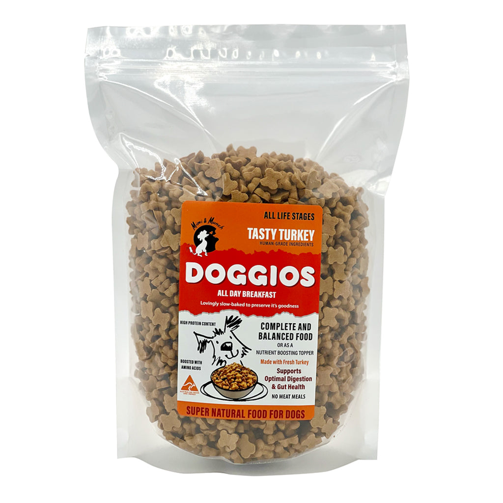 Doggios Roast Turkey - Tasty Turkey Dog Food 1.25kg