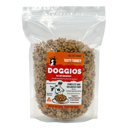 Doggios Roast Turkey - Tasty Turkey Dog Food 1.25kg