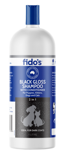 Fido's Black Gloss Shampoo 1L