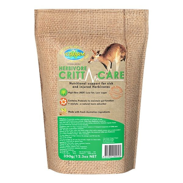 Vetafarm Herbivore Crittacare 350gm