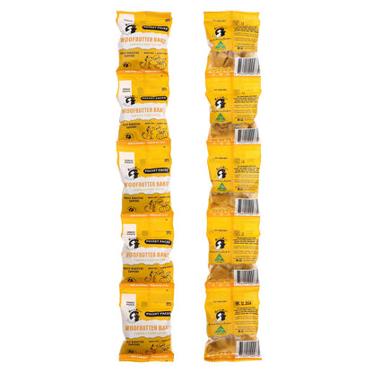 Woofbutter Bakes Natural Dog Treats - Pocket Packs (5 Mini Packs) | Natural Dog Treats