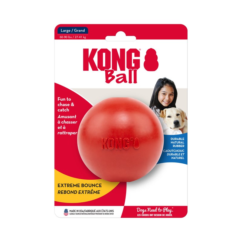 KONG Dog Ball with Hole - Large (KBX)