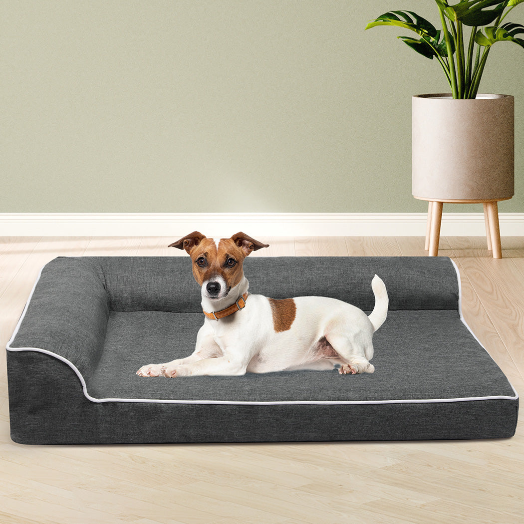 Pawz Orthopedic Dog Bed L Grey-1910112251738722310