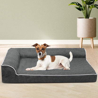 Pawz Orthopedic Dog Bed L Grey-1910112251738722310