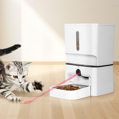 Pawz 2-in-1 Automatic Pet Feeder Wifi Camera Laser Toy-1919278362916950022