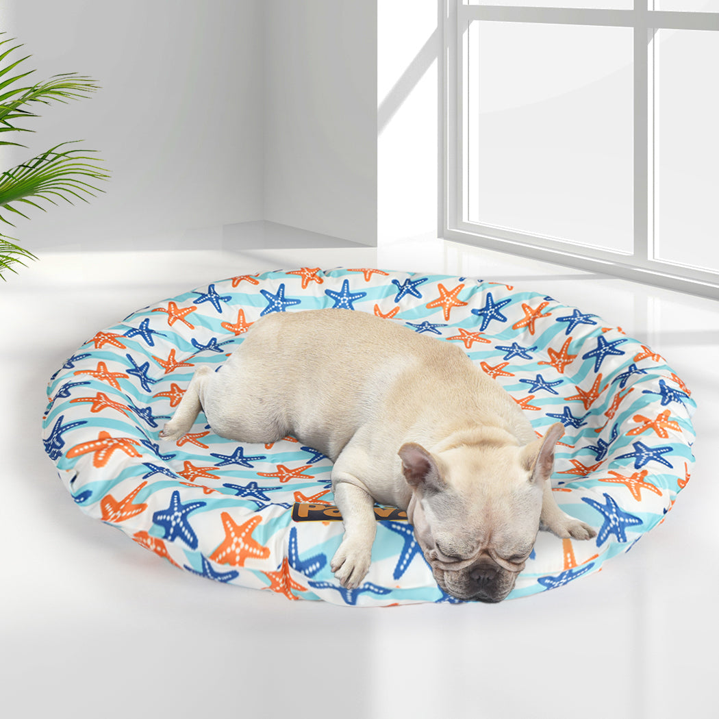 PaWz Pet Cool Gel Mat Cat Bed Dog Bolster L Large-1910112974517964806