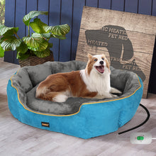 PaWz Electric Pet Heater Bed Heated XL Blue X-Large-1910112463613988870